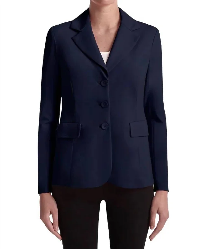 Casual Fashion Wear Perserverence Blazer In Navy