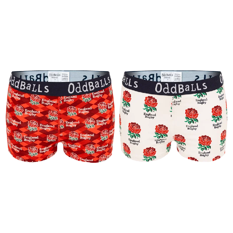 Women’s Workout Shoes England Rugby Union Bundle - Home & Alternate Bundle - Ladies Boxer Shorts 2 Pack Bundle