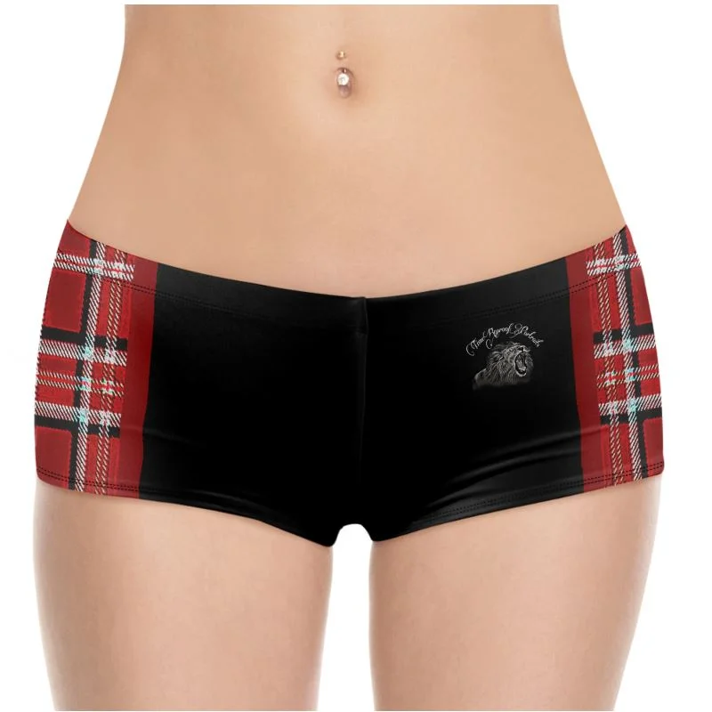 Stylish Women’s Footwear TRP Twisted Patterns 06: Digital Plaid 01-05A Designer Hot Pants