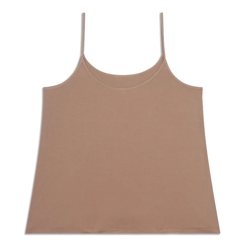 Winter Fashion For Women Silk-Blend Spaghetti Strap Tank Top - Resale