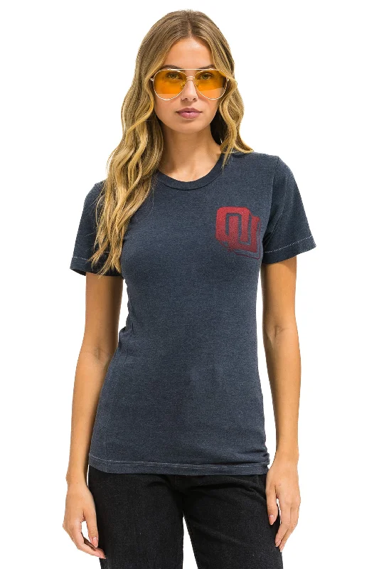 Trendy Outerwear Sale UNIVERSITY OF OKLAHOMA BOLT CREW TEE SHIRT - CHARCOAL