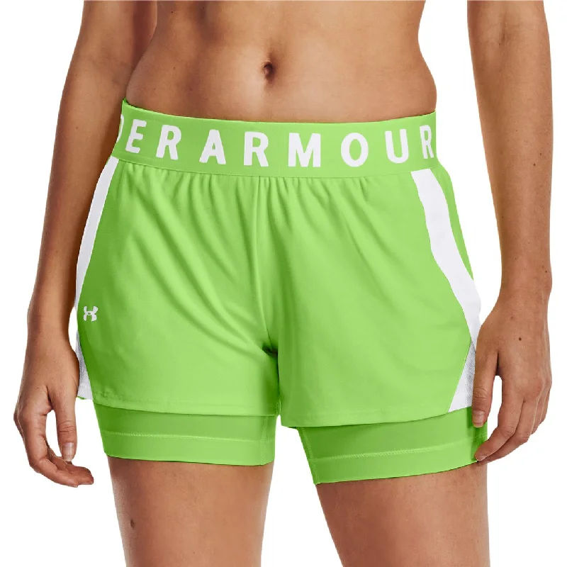 Plus Size Jackets For Women Under Armour Play Up 2 In 1 Womens Running Shorts - Green