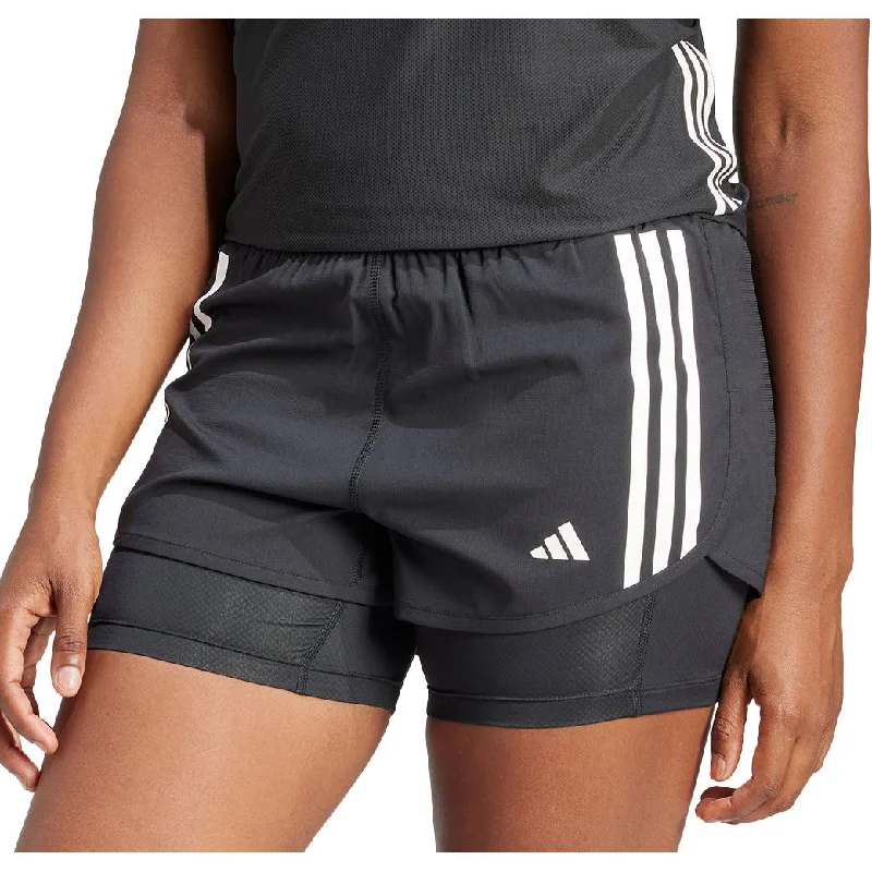 Women’s Evening Gowns Online adidas Own The Run 3 Stripes 2 In 1 Womens Running Shorts - Black