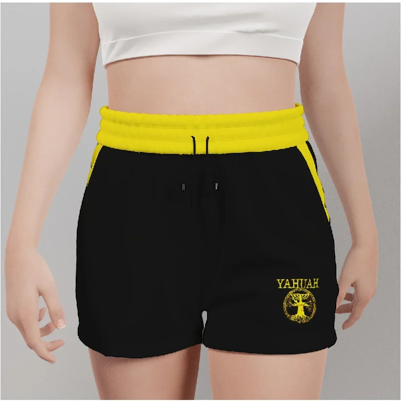 Maternity Fashion Clothes Yahuah-Tree of Life 02-01 Ladies Designer Running Shorts