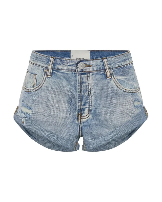 Classic Fashion For Women Bandit Low Waist Denim Shorts Hendrixe