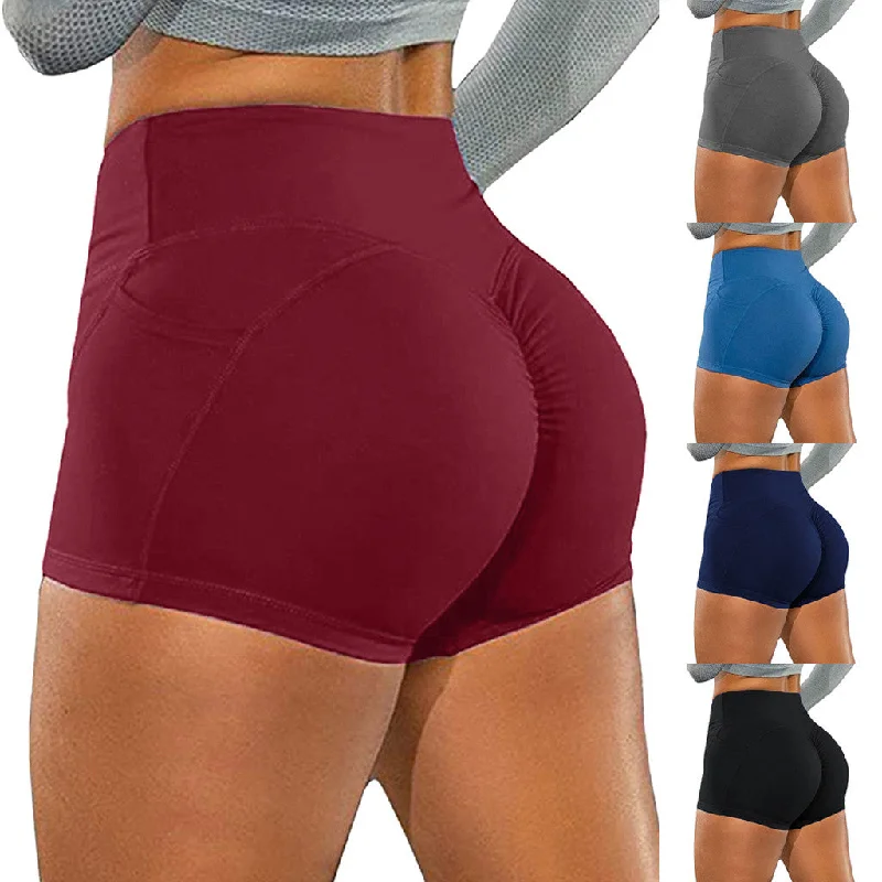 Fashionable Outerwear Women's High Waist Compression Shorts