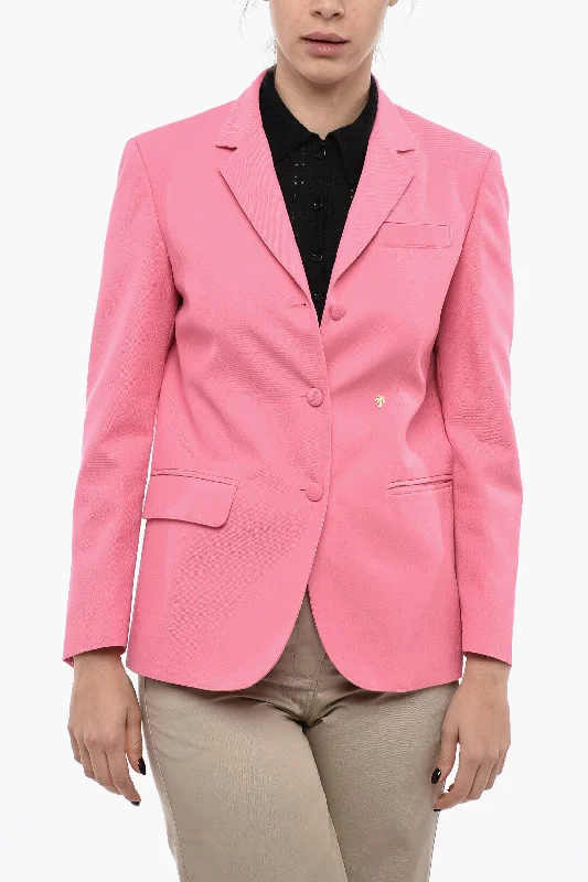 Casual Skirts Online Palm Angels Single Breasted Miami Blazer With Flap Pockets 40 Italian Size