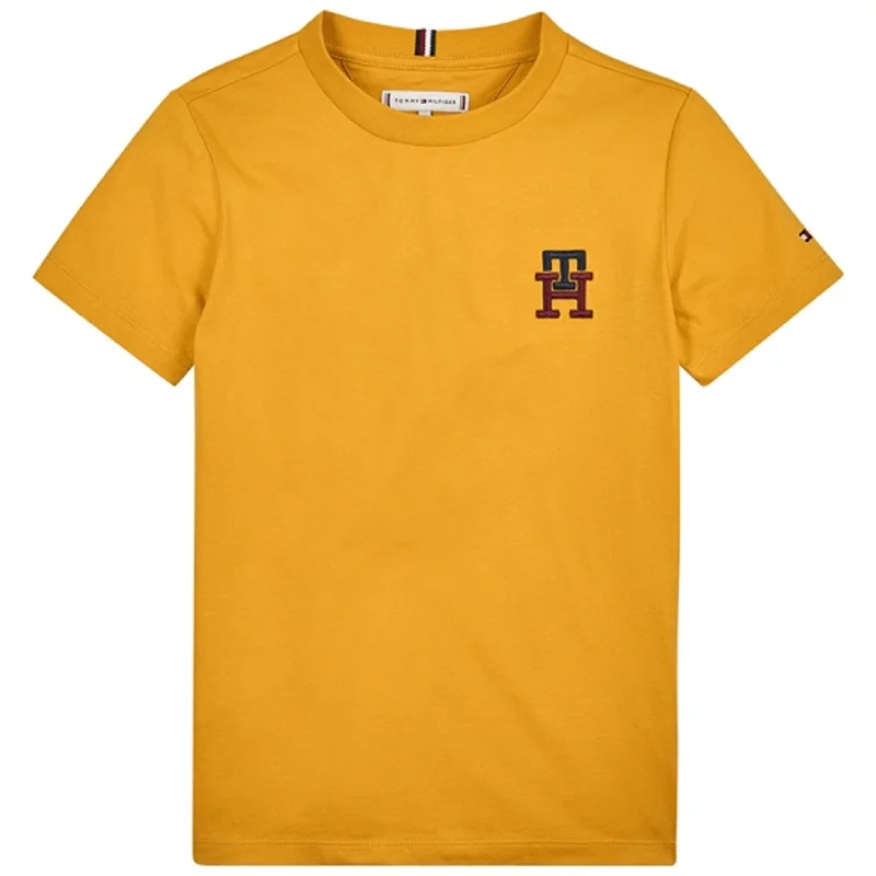 Plus Size Casual Tops Tommy Hilfiger Monogram T-Shirt Countryside Yellow