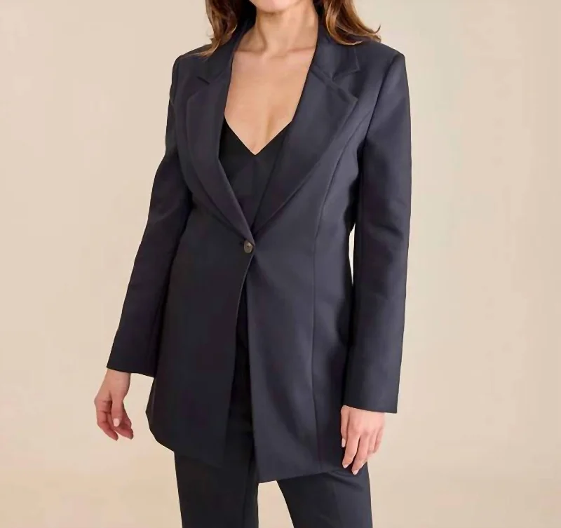 Comfortable Skirts For Women Carlson Blazer In Black