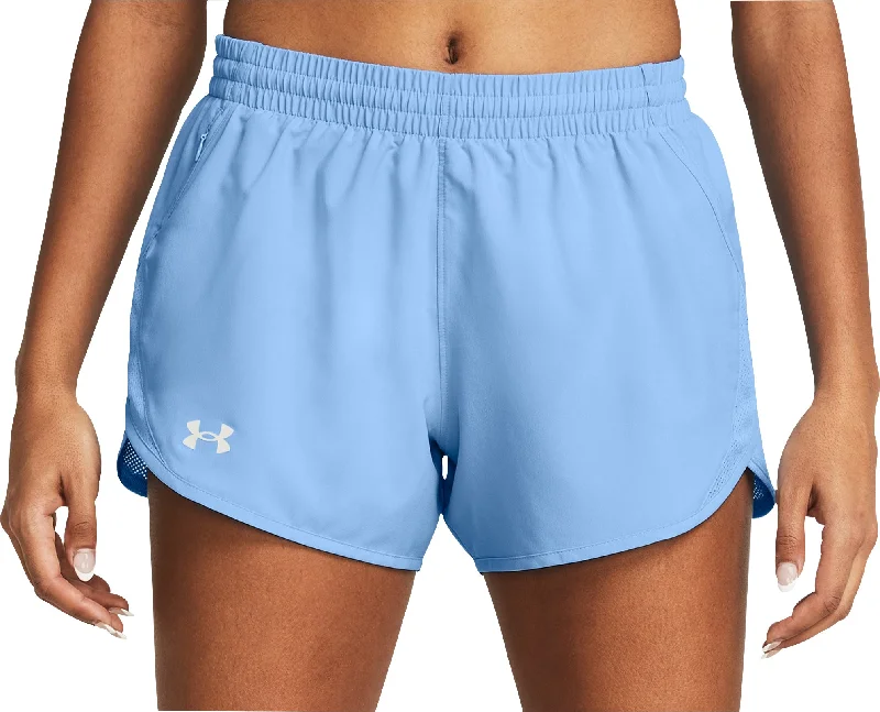 Comfortable Evening Gowns Under Armour Fly By 3 Inch Womens Running Shorts - Blue