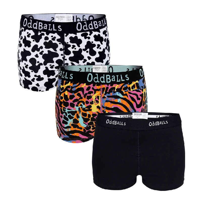 Women’s Work Clothes Online Weekend Bundle - Ladies Boxers 3 Pack Bundle