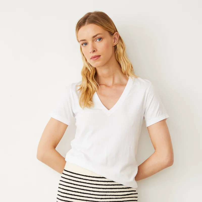 Women’s Work Outfits Online Basic V Neck Tee