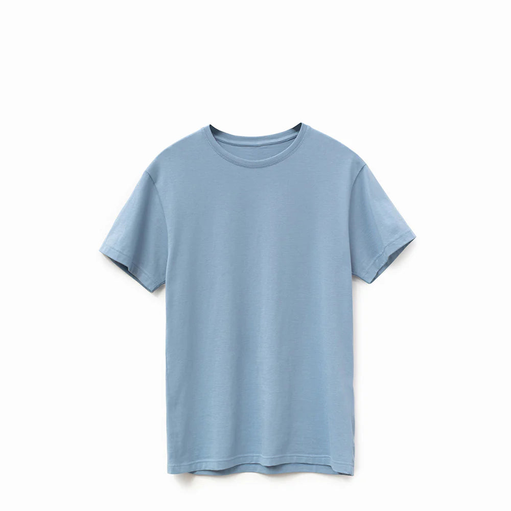 Women’s Fashion Workwear Supima Cotton Tee,  Dusk Blue 1026