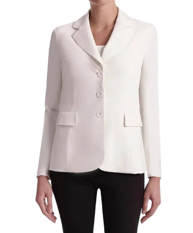 Comfortable Women’s Footwear Perserverence Blazer In Ivory