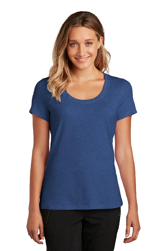 Women’s Outdoor Fashion District Womens Flex Short Sleeve Scoop Neck T-Shirt - Heather Deep Royal Blue