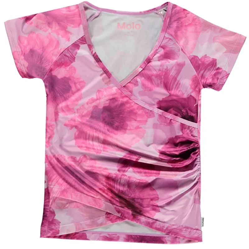 Women’s Evening Apparel Molo Træning Dreamy Poppies Oaklee T-shirt