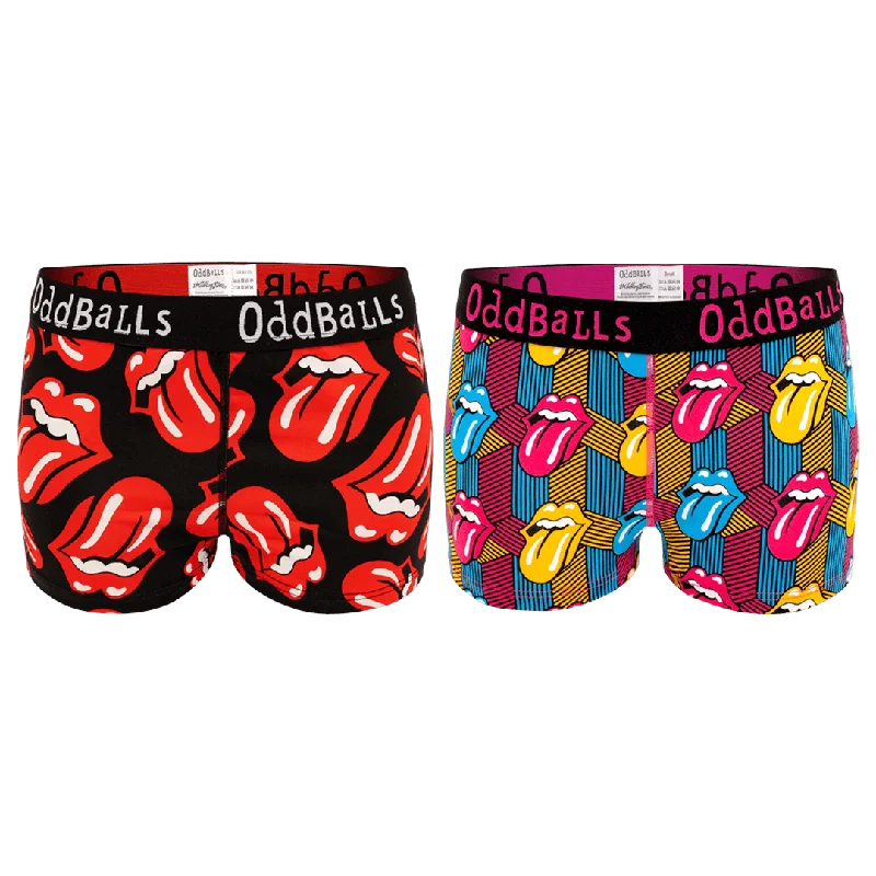 Elegant Office Dresses The Rolling Stones Bundle - Ladies Boxer Shorts 2 Pack Bundle