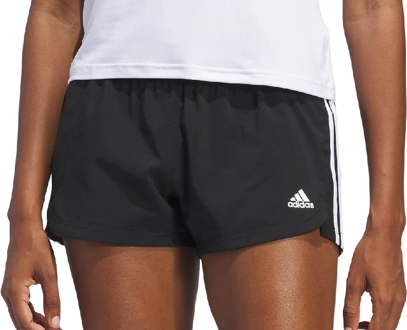 Winter Clothing For Women adidas Pacer 3 Stripes Woven Womens Training Shorts - Black