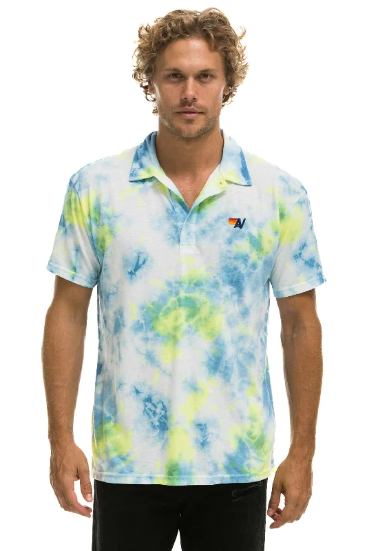 Women’s Summer Tops AVIATOR NATION POLO - TIE DYE YELLOW