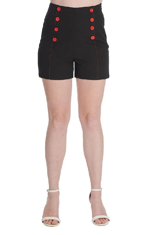 Plus Size Casual Tops Pin Up Shorts