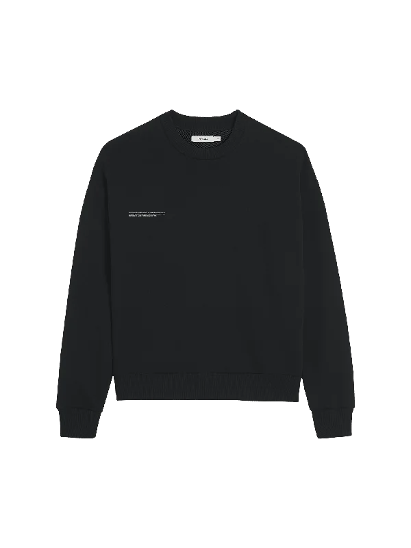 Womens 365 Midweight Sweatshirt—black