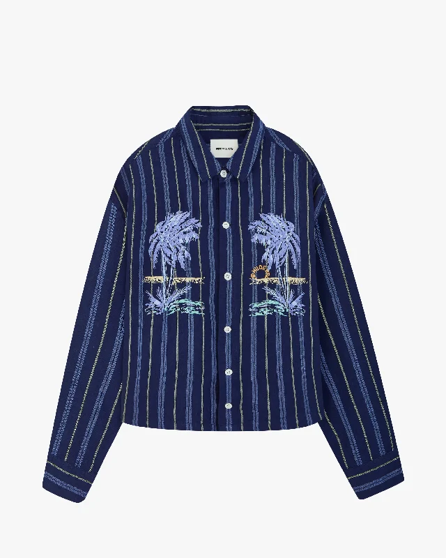 PALM SHIRT NAVY