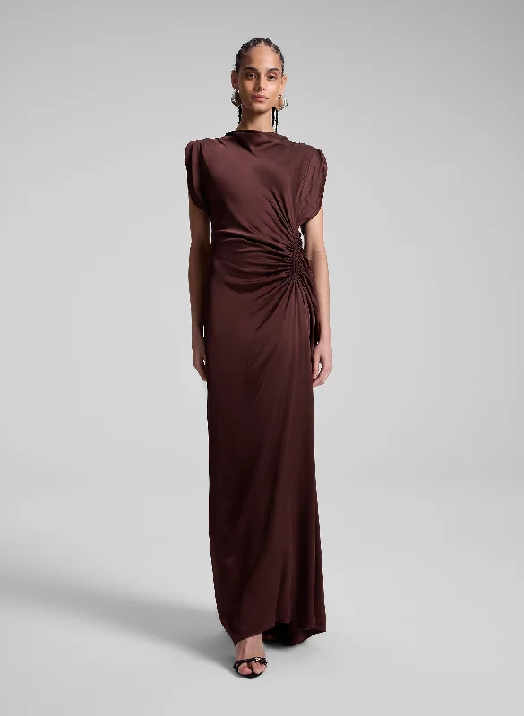 Nadia Satin Gown