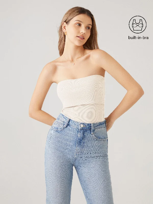 Cropped Fold Down Brami Tube Top