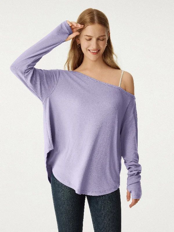 Wool Boatneck Relaxing Top