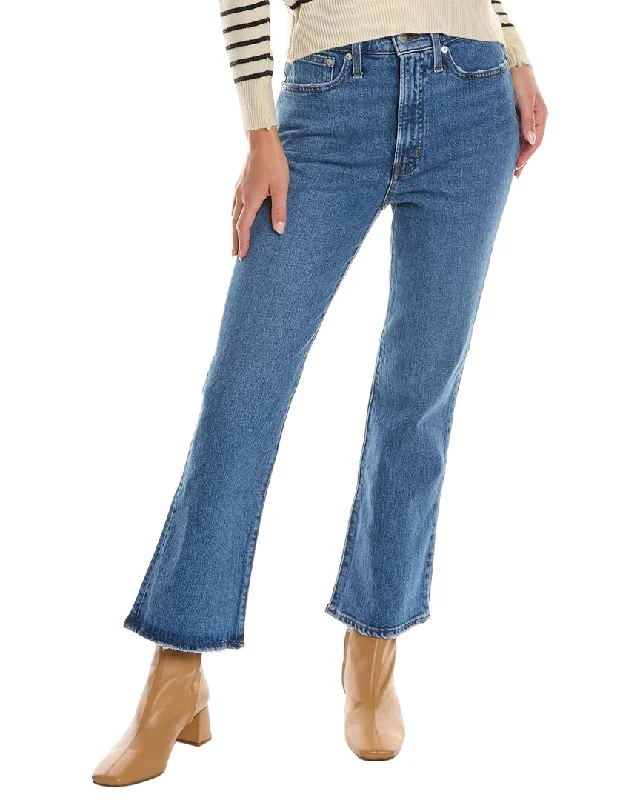 Madewell The Perfect Vintage Earlwood Wash Flare Crop Jean