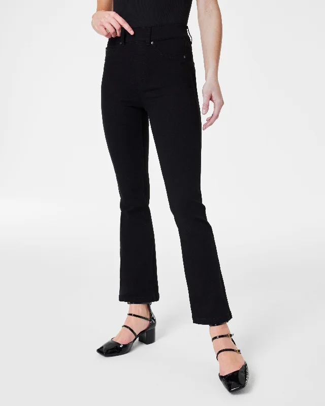 SPANXshape™ EveryWear Kick Flare Jeans, Clean Black