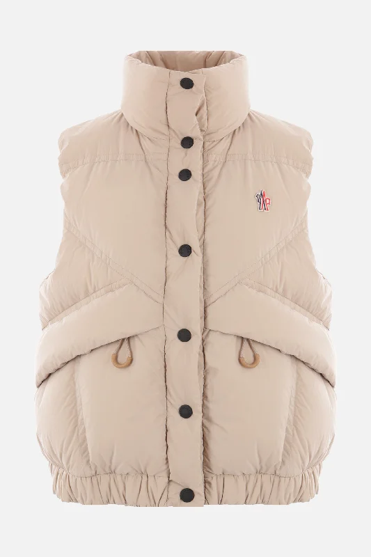 Marolies nylon sleeveless down jacket