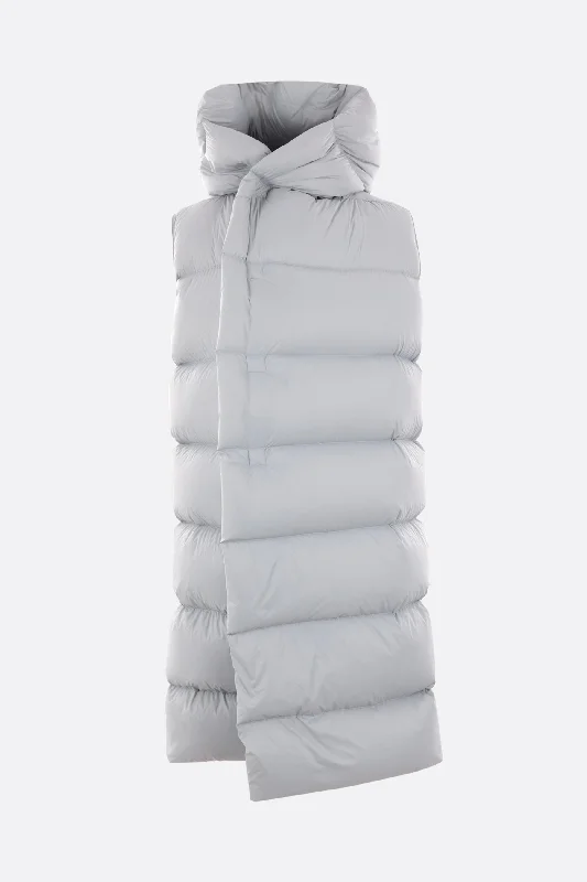 Liner nylon sleeveless down jacket